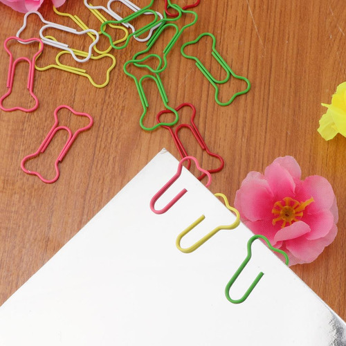 50 Piezas Metal De Clips Multipropósito Clips De Papel De