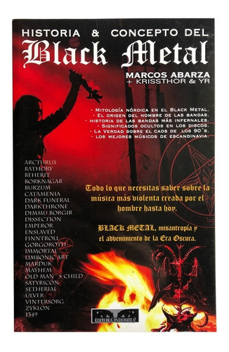 Imagen 1 de 2 de Historia Y Concepto Del Black Metal - Libro