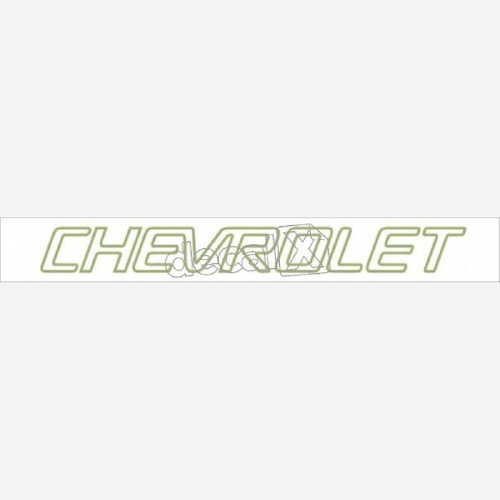 Adesivo Chevrolet Traseiro 2003 Verde S10027