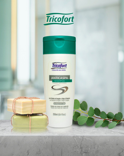 Shampoo E Condicionador Tricofort Anti Caspa 250ml Cada