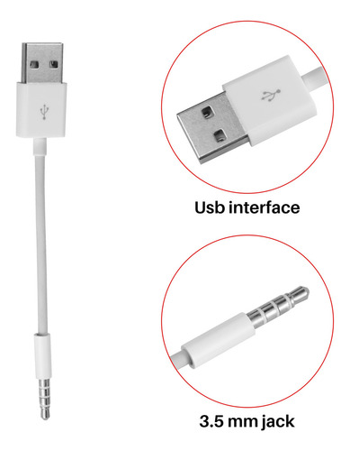 Hs Adecuado Para iPod Shuffle, Cable De Datos Usb, Carga De