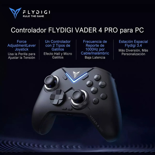 Flydigi Vader 4 Pro Control Inalámbrico Gamepad Joystick