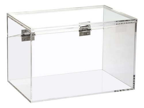 Caja De Tarjeta De Índice Acrílico Transparente De 5 X 8 Pul