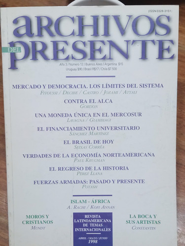 Archivos Del Presente Mercado Y Democracia- Contra El Alca 