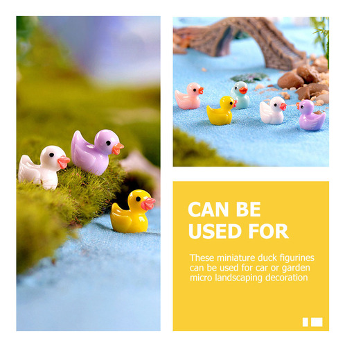 Hada Decorativa De Coche Con Forma De Patos En Miniatura De