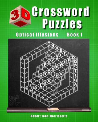 Libro 3d Crossword Puzzles: Optical Illusions Book I - Mo...