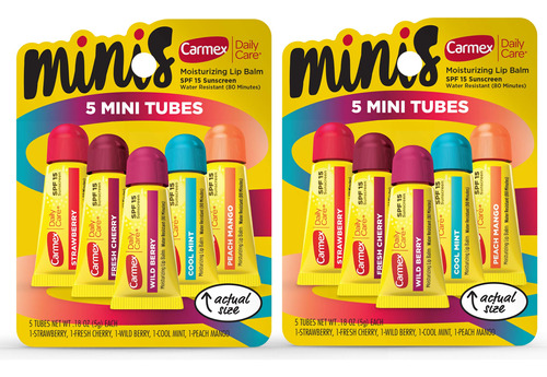 Carmex Daily Care Minis - Tubos De Balsamo Labial Hidratante