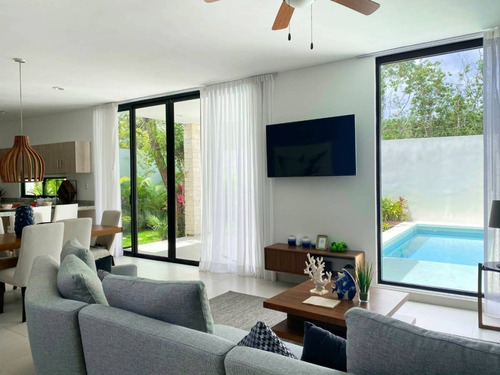 Imagen 2 de 30 de Preventa, Casas En Exclusivo Residencial Playa Del Carmen P2735