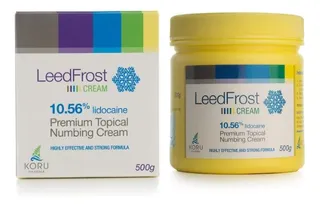 Crema Anestesica Leed Frost 10.56% Lidocaina Tarro 500 Gr