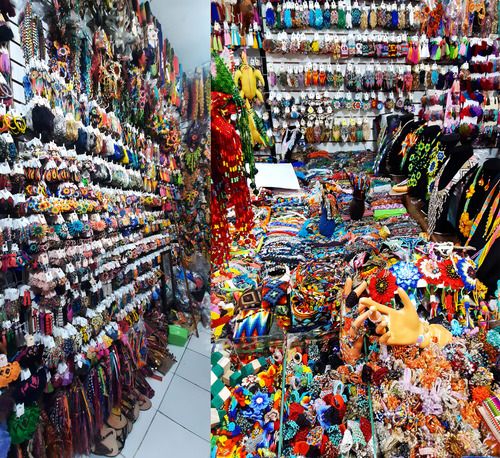 Pulseras Arte Huichol Moda Hombre 3 Piezas Color Variados Diámetro 5 Cm Largo 17 Cm