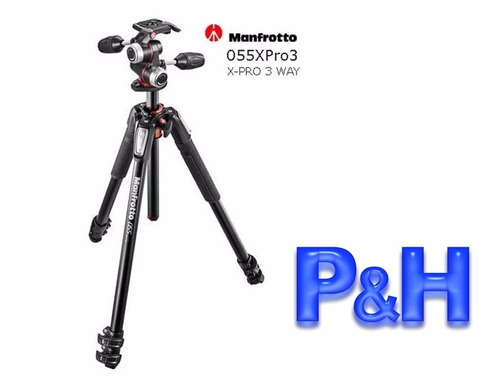 Manfrotto 055 Xpro3 3w En Kit + Cabezal Foto 3d P&h.