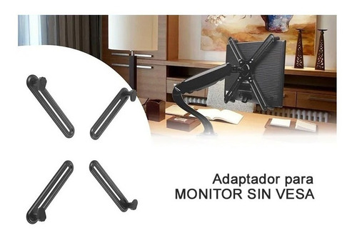 Imagen 4 de 10 de Adaptador Soporte Monitor Sin Vesa 13-27 Tv-led-lcd Gaming