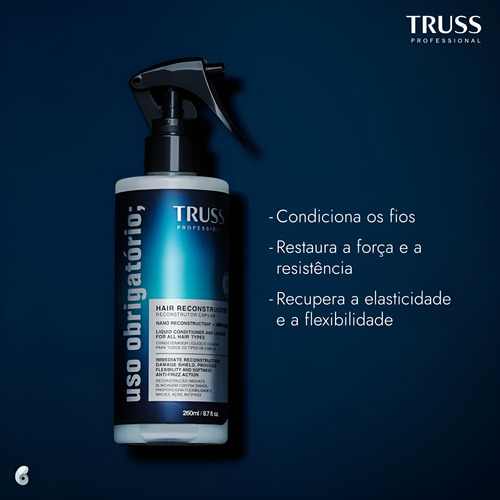 Kit Truss Uso Obrigatório Shampoo+condicionador+reconstrutor