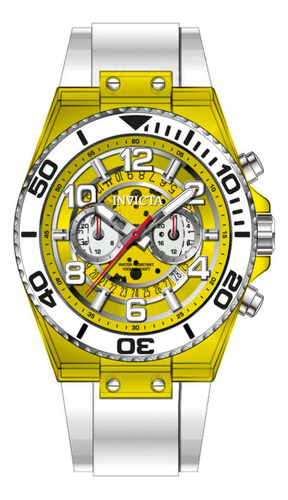 Reloj Para Hombres Invicta Speedway 44376 Blanco