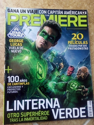 Linterna Verde En Revista Cine Premiere Reportaje Cantinflas