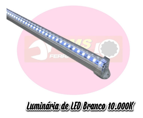 01 Luminária 50cm Led Cores Aquário Plantado Sem Fonte