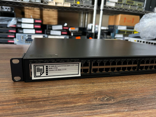 Switch Hp 5800-48g Jc105a Gigabit E 4 Portas Sfp+ (10g) (Usado)