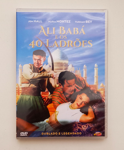 Dvd Lacrado Ali Babá E Os 40 Ladrões Maria Montez - Jon Hall (Usado)