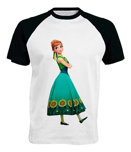 Remera Frozen Anna Spun Adulto/niño 