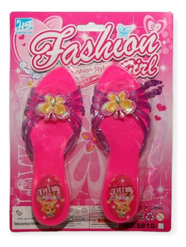 Zapatos Taco Princesa Juguete Nenas Niñas Con Glitter