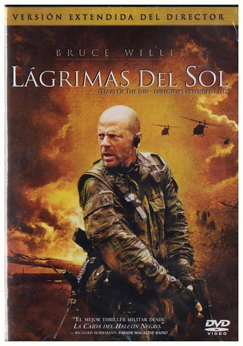 Lágrimas Del Sol Bruce Willis / Mónica Bellucci Película Dvd