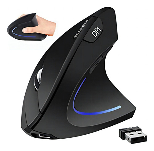 Mouse Inalámbrico Ergonómico More&better - Mouse Óptico Vert