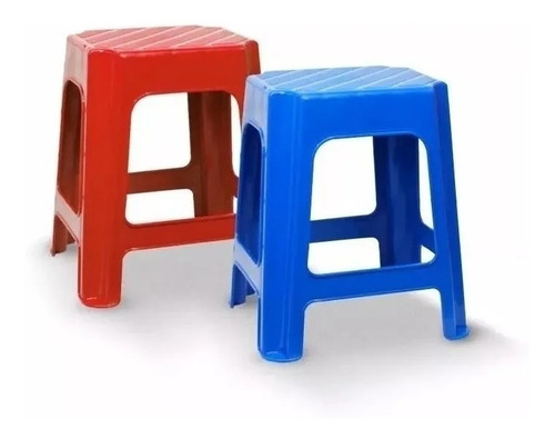 Imagen 2 de 7 de 6 Banquetas Reforzadas Apilables Colombraro - Colores Varios