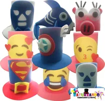 Comprar 100 Sombreros Hule Espuma Fiesta Boda Xv Cotillon Hora Loca