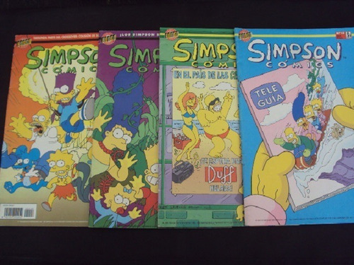 Pack Los Simpson - Simpson Comics  (ediciones B) 4 Ejs