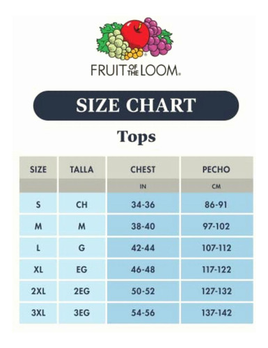 Fruit Of The Loom Camisetas De Algodón Transpirable Para