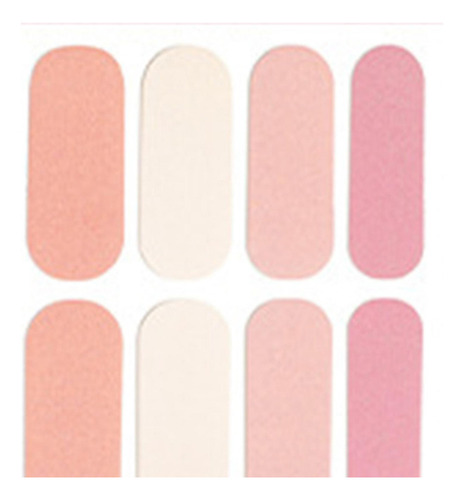 16 Adhesivos Para Uñas, Tiras De Uñas De Gel, Estilo F