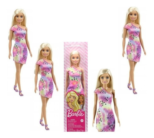 Muñeca Barbie Básicas Rubia Gran Verano Original Mattel