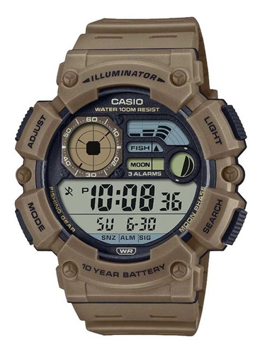 Reloj Casio Para Caballero Ws-1500h-5avcf Funcion Para Pesca