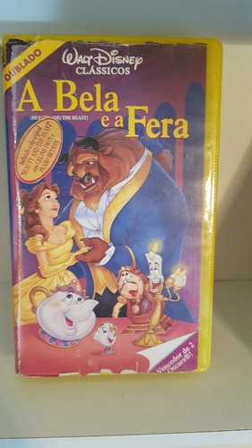 Imagem 1 de 2 de A Bela E A Fera   - Clássicos Disney  -   Vhs Original