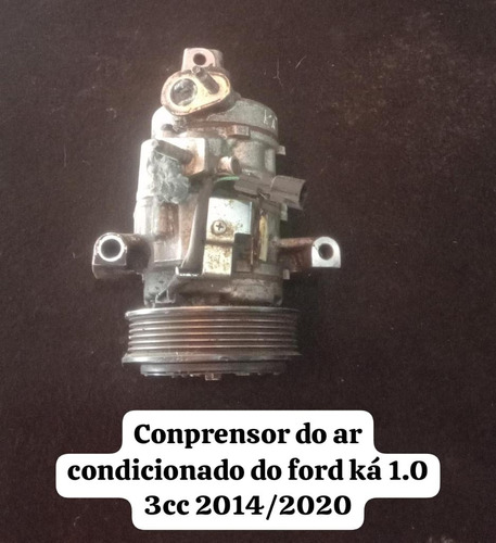 Compressor De Ar Condicionado Ford Ka 1.0 3cc 2014/2020