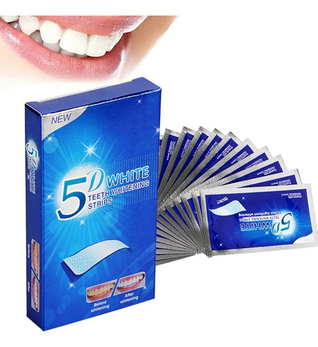 Pack 14 Sobres Con Bandas Blanqueadoras Dentales 28pzs Total