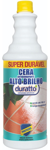 Cera Anti Derrapante Alto Brilho - 1 Lts - Duratto