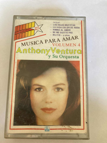 Cassette Anthony Ventura Y Su Orquesta- Música Para Ama(1339
