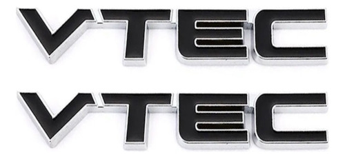 2 Emblemas Emblema Vtec Honda Civic Accord Crv Hrv Soch Doch