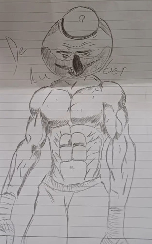 Dibujo De  Como Tan Muchacho  Musculoso