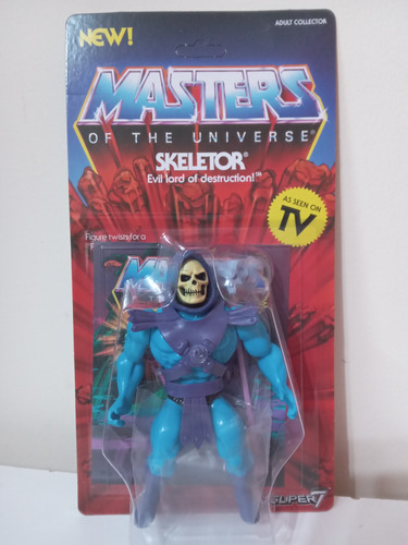 Super7 No Mattel Motu Masters Universe Neo Vintage Skeletor