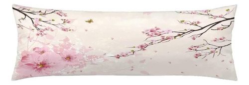 Funda De Almohada Para El Cuerpo Con Flores De Cerezo, Diseñ