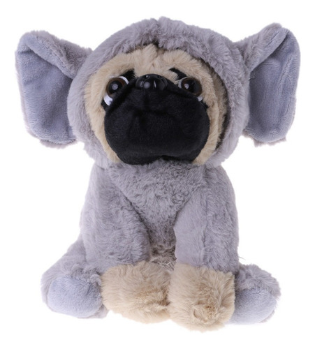 Nova Grande Pelúcia Brinquedos 10\ Pug Cão Em 6 Trajes Fofin