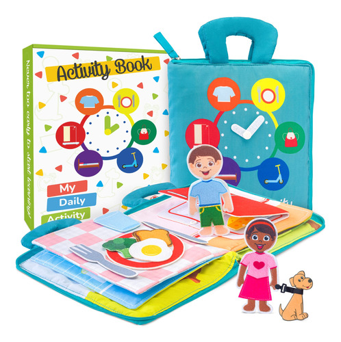 Democa Libro De Actividades Montessori Para Ninos Pequenos,