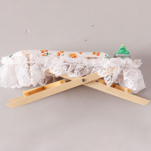 Juego De Planchado En Miniatura Para Casa De Muñecas,