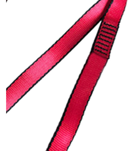 De Eslinga De Escalada, Cinturón De Nailon De 60cm Rojo
