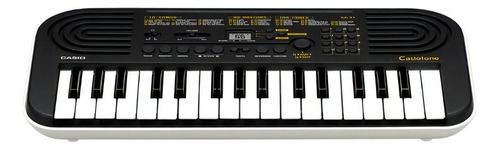 Teclado musical Casio Sa-51 de 32 teclas para principiantes para niños, color negro