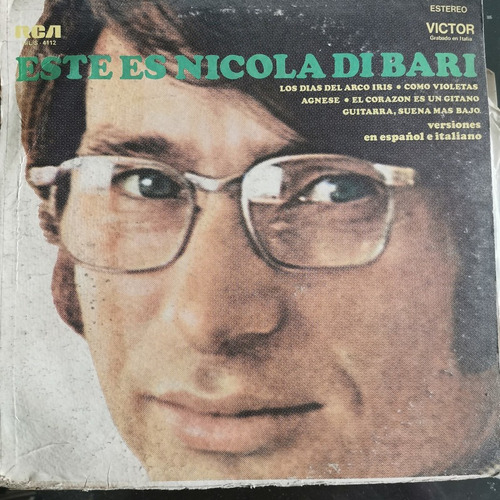 Disco Lp Nicola Di Bari-este Es Nicola P7