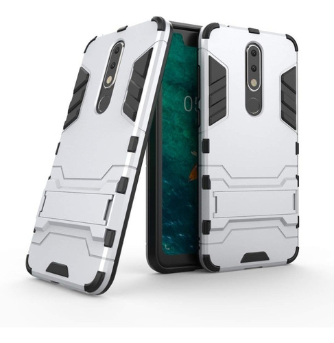 Funda Iron Case Nokia 6.1 Plus Ta-1116 Uso Rudo Con Cristal