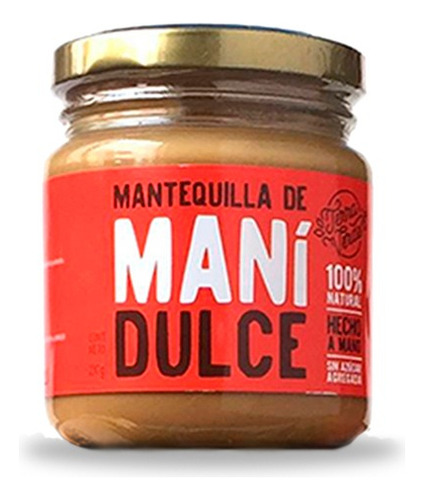 Mantequilla De Maní Dulce Terra Verde® 230g | 100% Natural